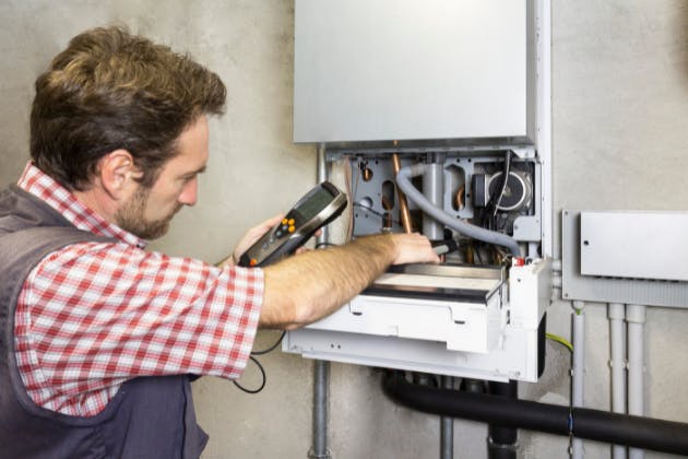 What happens during a boiler service in Redditch?